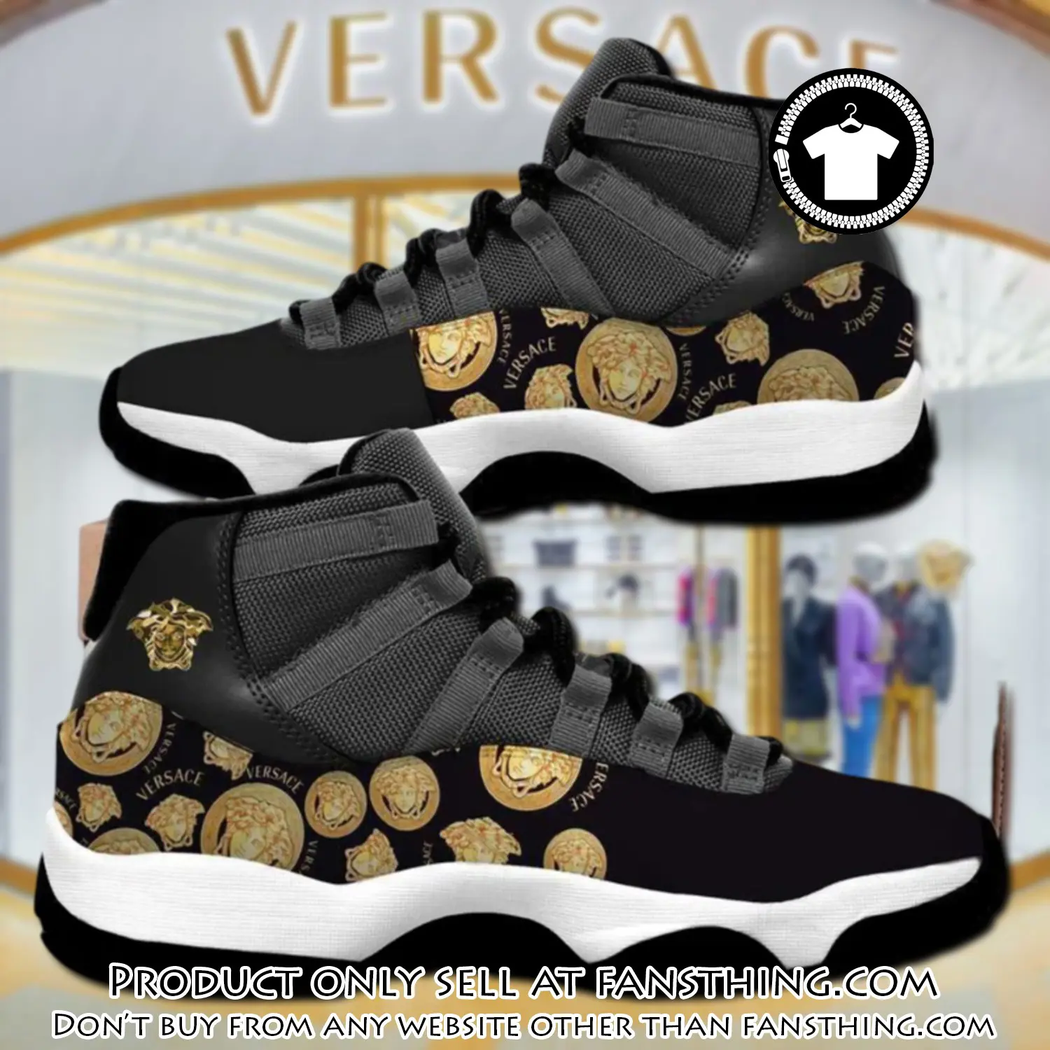 Luxury gianni versace air jordan 11 sneakers shoes hot  gifts for men women fst4548265